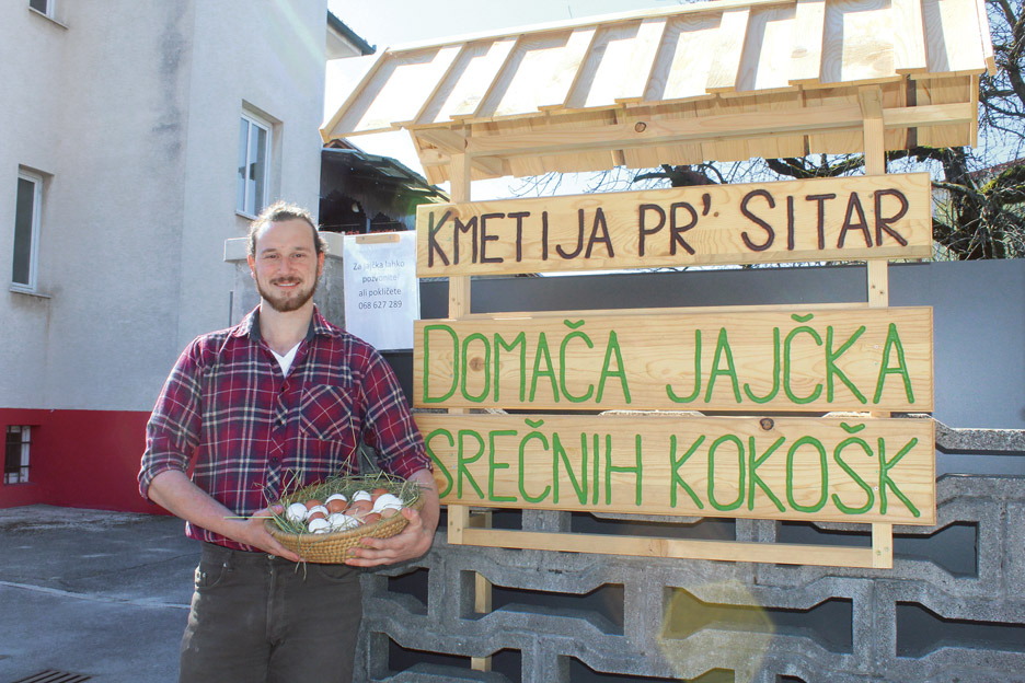 Žiga Štrukelj, ponosni kmetovalec iz prestolnice